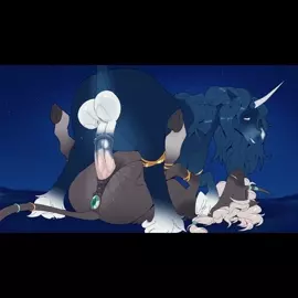 Mythological horse mating