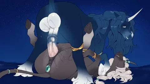 Mythological horse mating