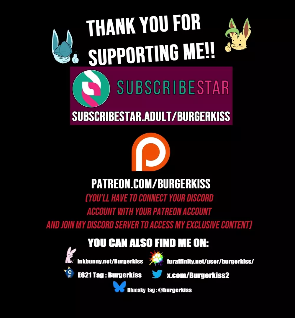 Ralsei X Asriel『Burgerkiss』