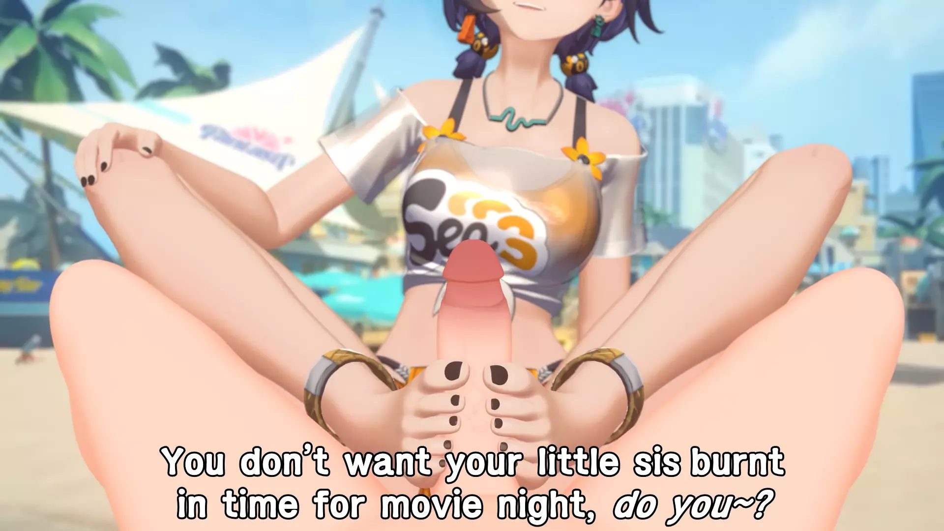 (SUB VER) Belle Needs Sunscreen!